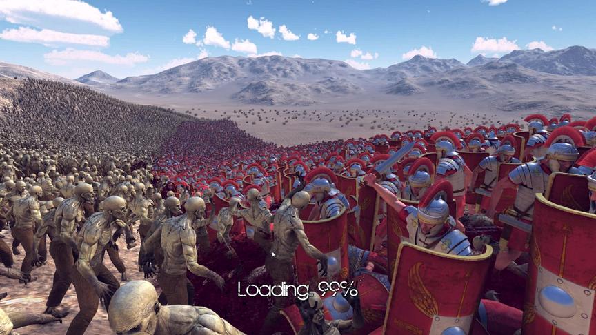 史诗战争模拟器：3000个98K 对战十万古代士兵 98K是否能打赢